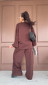 large size set "MANHATTAN" - CHOCO